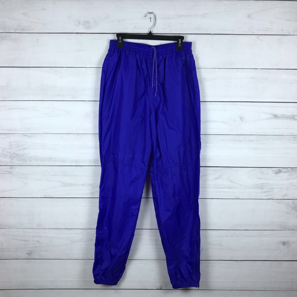 Vintage 1990s Nike Swoosh Track Suit Windbreak Set Jacket & Pants - Picture 4 of 8